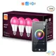 4 Pack Smart Light Bulbs,WiFi & Bluetooth LED Light Bulb That Works with Alexa & Google Home, Color Changing Light Bulb, 9W E27 2.4Ghz WiFi Light Bulbs Tuya Smart APP