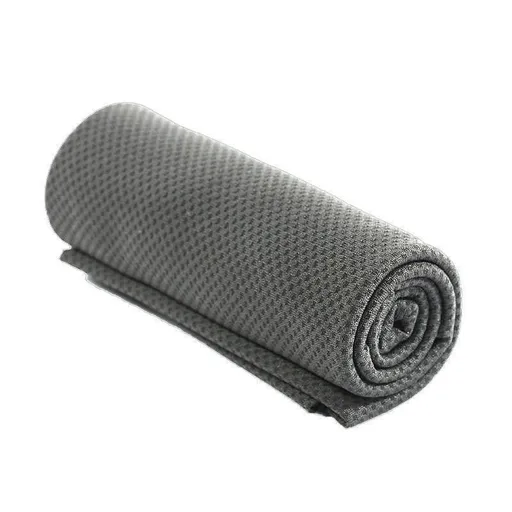 Cooling Towel for Sport Gym Cycling Golf Outdoor Use – Double Layer Ice Fabric - Dark Grey