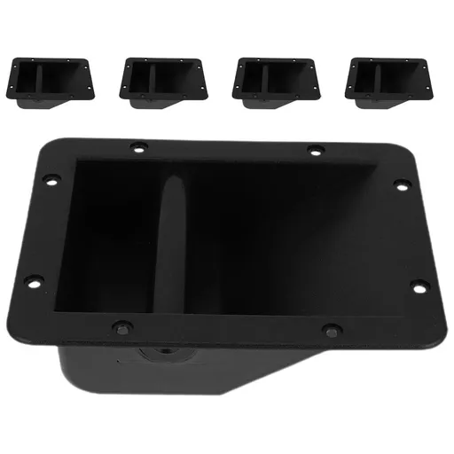 5-Pack Black Replacement Speaker Handles Set - Professional Handle Accessories for Audio Equipment