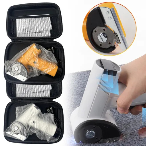 Yellow Cardboard Cutter Rechargeable High Speed Cardboard Cutter Cutting Scissors for Cardboard Cordless Usb Type C Power for Carpet Packaging Fabric and Diy Craft 18*14cm Yellow