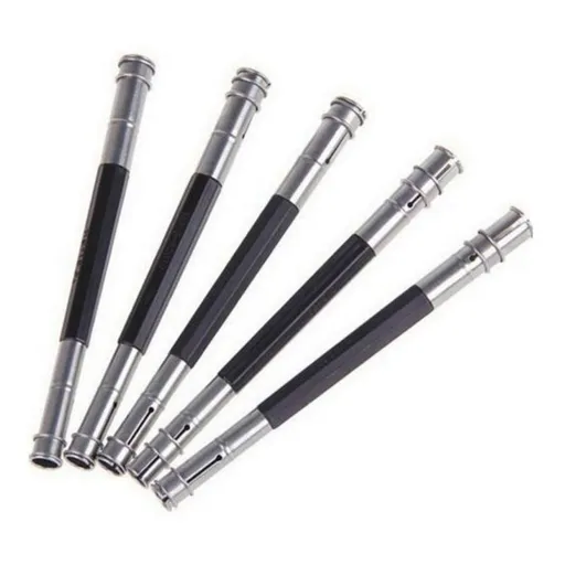 Pencil Extenders 4PCS Adjustable Pencil Lengthener Tool Coupling Device for School Art Writing Extension rod