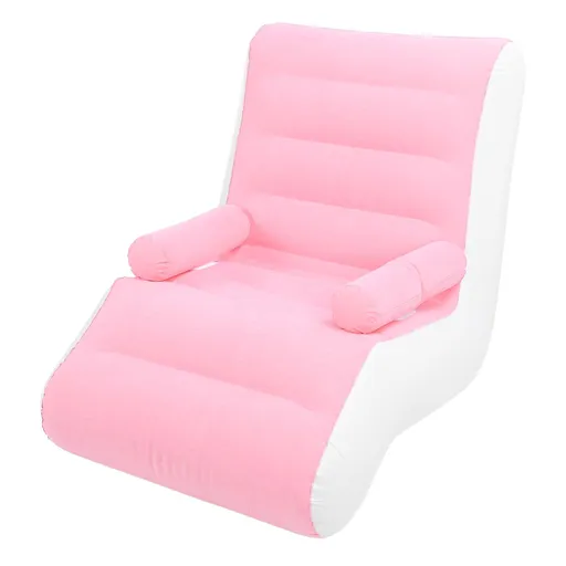Inflatable Sofa Bed Portable Foldable Inflatable Lounge Chair with Armrests for Living Room Bedroom Office Travel Camping