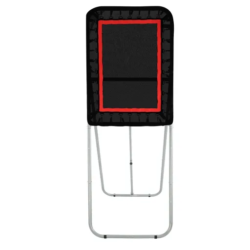 Folding Lacrosse Rebounder for Backyard, 3x4 Ft Volleyball Bounce Back Net, Pitchback Throwback Baseball Softball Return Training Screen, Adjustable Angle Shooting Practice Training Wall, Black
