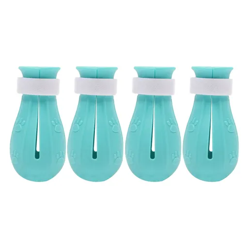 4Pcs Cat Foot Covers Multifunctional Restraint Tools Anti-Scratch Cat Boots Pet Bath Paw Cover Pet Supplies Cat Shoes