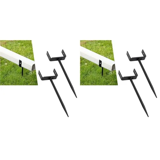 Rainwater Downpipe Support - Heavy duty Adjustable Size, Anti rust Anchor for Pipe Support, Easy to Install (4-piece Set)
