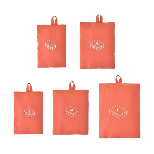 Travel Storage Hanging Bag Polyester Home Bs8003 orange (Double layer) s number (about 26 x20x10cm)