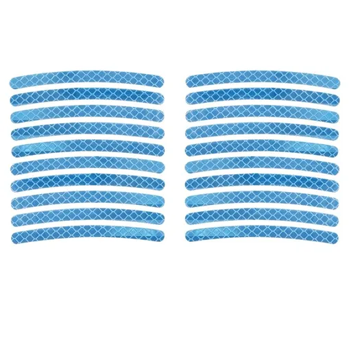 80PCS Reflective Car Wheel Decorative Stripe Stickers, Night Safety Warning Car Stickers, Anti-Scratch Reflective Stickers