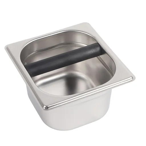 Stainless Steel Holder Container Knock Box Tool Accessory for Professional Coffee Maker Machine