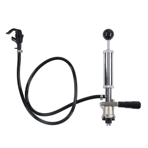 Beer Keg Pump Leakproof Rustproof Stainless Steel Beer Quick Keg Tap Pump S Type Dispenser for Picnic Party Wedding