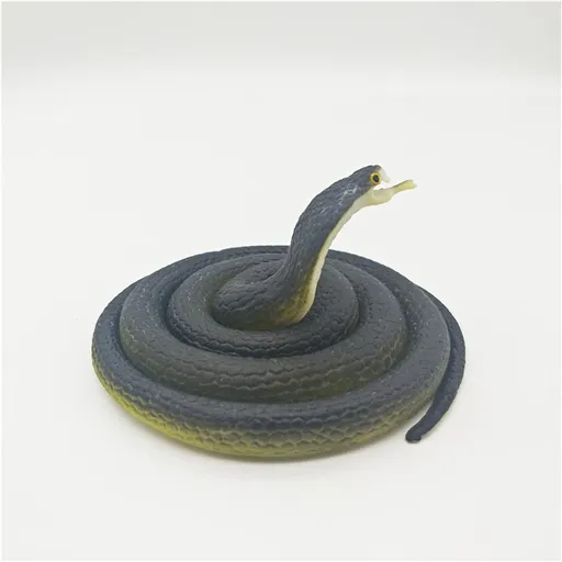 Realistic Rubber Snake, Lifelike Snake Joker Prank Props,Snake Chasing People Prank,47 Inch Large Fake Snake for Garden Prop to