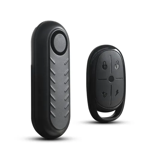 Bicycle Alarm - Bicycle Alarm with Remote Control - 110dB Anti-Theft Alarm with Vibration Sensor and Remote Control - Wireless, Rechargeable and Waterproof - Security System for Home and Outdoors