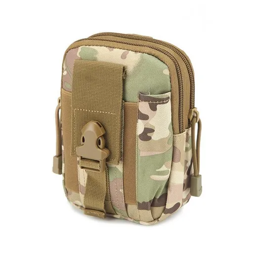 Tactical Waist Bag Utility Military Wallet Pack Belt Molle Multi Purpose Pouch - CP