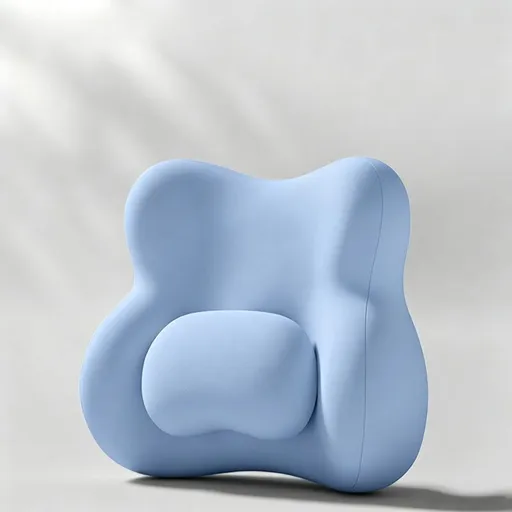 Upgraded Lumbar Support Pillow, Blue