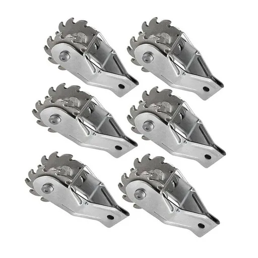 50 Pack Inline Cliplock Wire Strainer Aluminum Alloy Heavy Duty Wire Ratchet Tensioner for Electric Fence