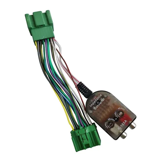 Automotive Stereo Converter 12V Stereo High-low Adjustable Converter Adapter Speakers Levels Converter