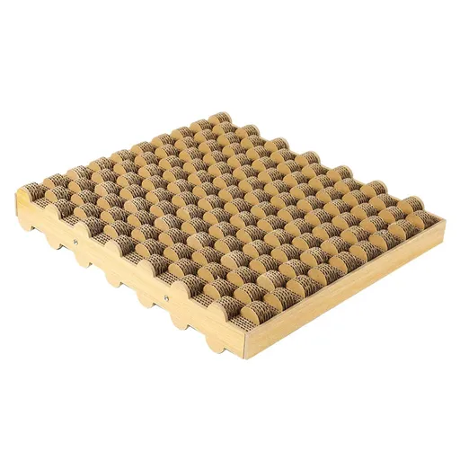 Cat Entertainment Corrugated Scratching Board Cat Toy Anti Scratch Durable - Basic Model