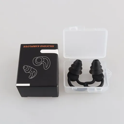 Ear Plugs for Sleeping Noise Cancelling,Washable Hearing Protection for Work, Travel, Concert, Swimming, Sleep Snoring (Black)