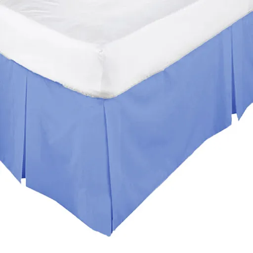 Box Pleated Valance Poly Cotton 182cm x 203cm x 33cm