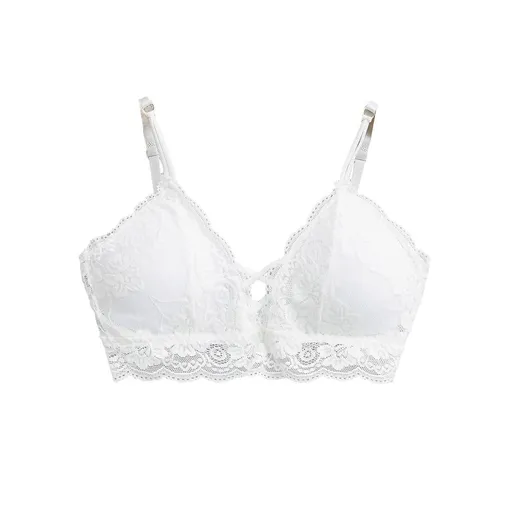 House Of Dasein Sexy Lace Backless Mini Camisole - White