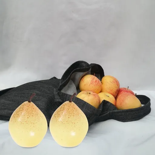 High Simulation Light Yellow Foam Pear Ornament for Teaching Aids and Decor 6Pcs