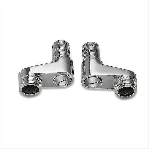 2-Pack Bathtub Faucet Adapter, Adjustable Swing Arm, 20/25 mm Brass Mixer Connector, Chrome/Starlight Finish Options