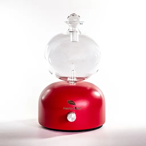 Oscar High Eco-Friendly Nebuliser Red | Waterless Aroma Diffuser | No Plastics Pure Essential Oil Diffusing