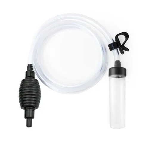 5ft Aquarium Siphon Vacuum Cleaner for Fish Tank Cleaning Gravel & Sand - Clear - Size 5ft