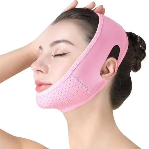 V line Lifting Mask Double Chin Reducer - Double Chin Eliminator - Face Belt, Tightening Skin Preventing Sagging Face Lift Tape