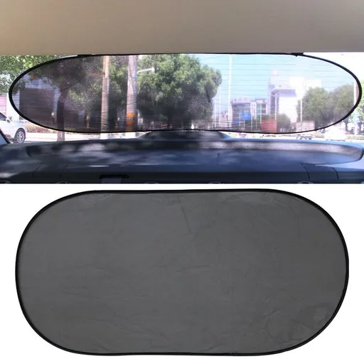 Car Rear Window Sunshade with Suction Cup, Sun UV Rays Protection for Car Back Window, Sunlight Shield Blocker Mesh Cover