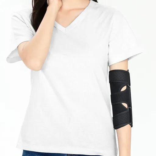 2 Pack Elbow Brace,Elbow Sleep Support,Elbow Splint,Adjustable Stabilizer with 2 Removable Metal Splints for Cubital Tunnel Syndrome,Tendonitis,Ulnar Nerve,Tennis,Fits for Men and Women,Black