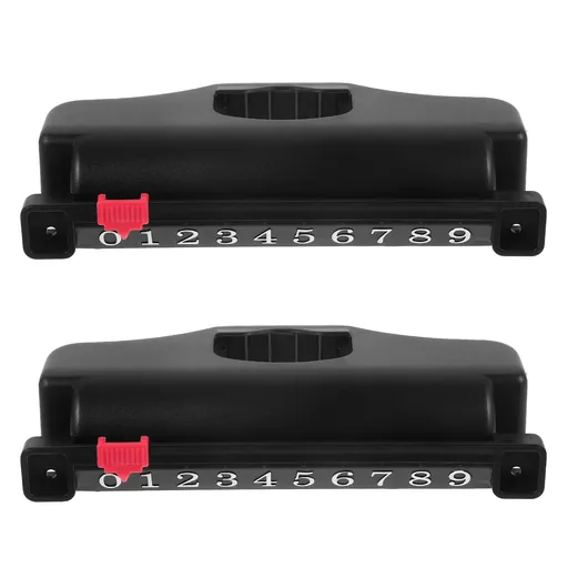 2Pcs Air Hockey Ice Hockey Table Scorekeepers Field Accessories Plastic Goal Counters Scoring Boxes - Black