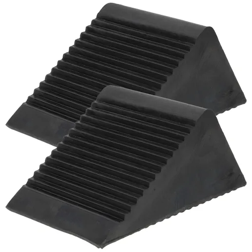 2 Pcs Pitch Hopper Chock Block for Truck rv Trailer Wedge Wheel - Slip Pad Wheel - Chocks Wheel - Slip Blocks Vehicle Chock Blocks