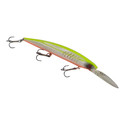 Finesse Flash Minnow, Lime Orange, 150mm Deep Diving Lure