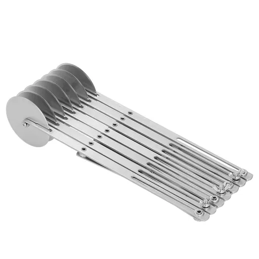 Pizza Slicer Wheels Cutter Dough Divider Side Pasta Knife Flexible Roller Blade Pizza Pastry Peeler Stainless (Color : 7 Wheels)