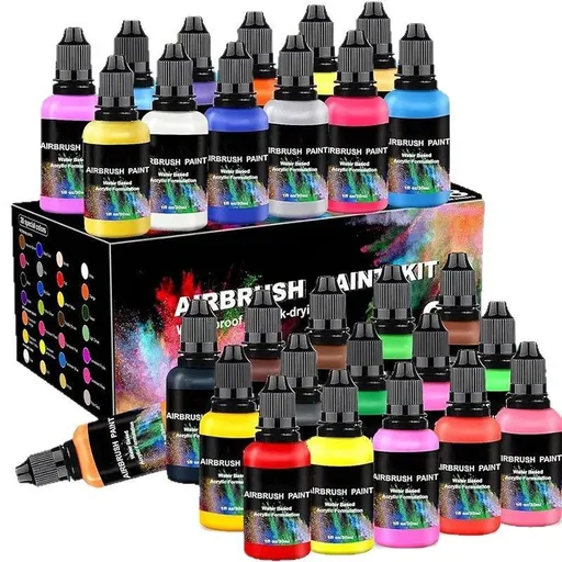 Acrylic Model Paint 28 Colors 30ml Paint Set Water-Based Acrylic DIY Painting - Multi-color - Size 28 colors