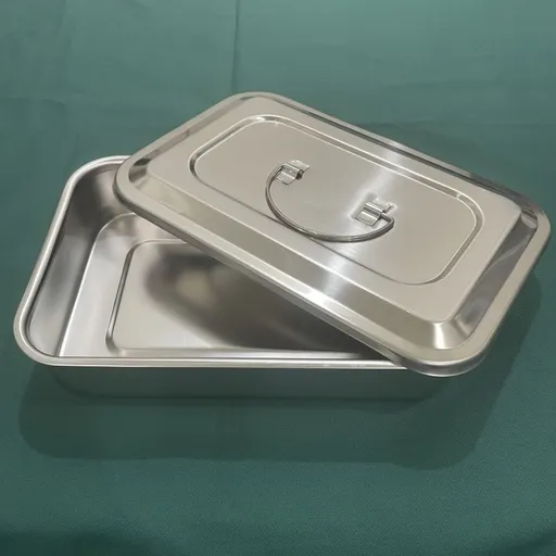 Jinbokang Stainless Steel Sterilization Box Surgical... 9 inch no hole [201 stainless steel]]