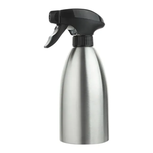 Stainless Steel Olive Oil Sprayer Bottle, 17 Oz/500ml Sauce Vinegar Sprayer Dispenser, Water Sprayer Bottle,Kitchenware Tools