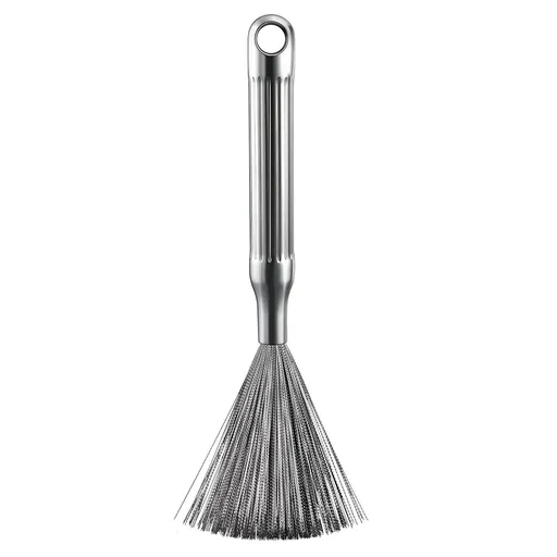 304 stainless steel pot brush, household long handle cleaning and stain removal brush, nano steel wire brush, kitchen pot washing brush