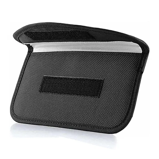 Signal Blocking Bag, GPS RFID Faraday Bags for Phones Faraday Bag Pouch Shield Cage Wallet Phone Case for Cell Phone (1 Pack)