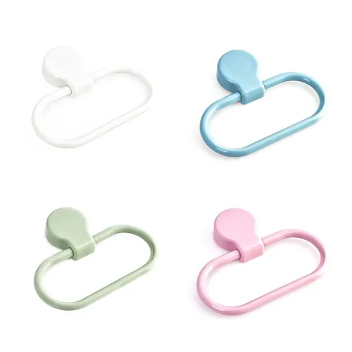 Oval Towel Hanger Adhesive Hand Towels Holder Hand Towel Holder for Bathroom Shower Washcloth Holder Towel Bar Stick Adhesive