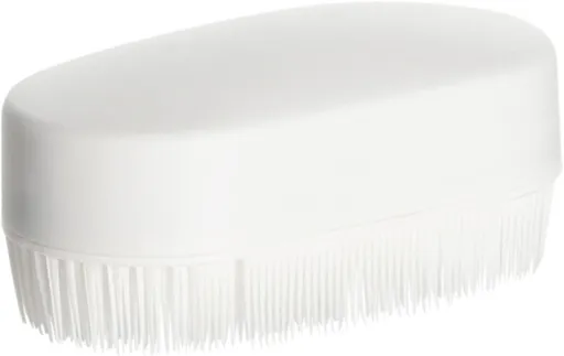 Laundry Scrub Brush, Brush Cleaning Shoe Household Clothes Shoes Scrubbing Detachable White Plastic for Countertops Bathtubs
