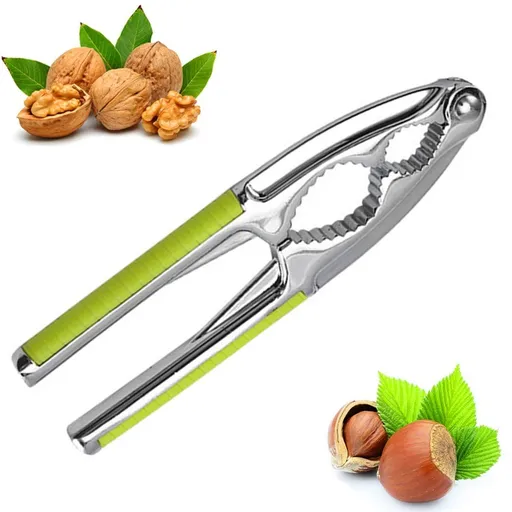 Nut Crackers Chestnut Opener Walnut Cracker Heavy Duty Shell Seafood Pecan Walnut Cracker Tool, 15 cm, Metal Nut Cracker Tool