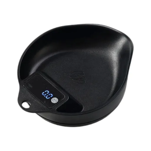 Coffee Bean Scale Weighing Tool Accurate 0.3G to 999G Multifunction Electronic Scale Bean Tray Weighing Scales for Household(black)