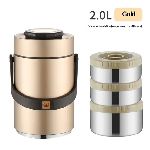 67oz Upgraded Thermos for Hot Food, 3-Layer Stackable Food Thermos, Soup Thermos Jar , Ideal for Office, Outdoor Meals, and Various Occasions (67 oz )