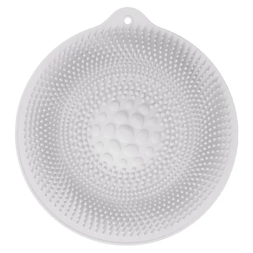Natural Rubber Foot Bath Mat Innovative Anti Slip Shower Mat for Bathroom Foot Massager KitchenLight Gray