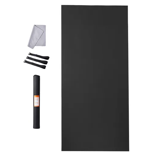 Exercise Mat, Non Slip High Density Premium Yoga Mat, Exercise Yoga Mat for Men Women, Fitness & Exercise Mat with Bag & Carry Strap, for All Types of Home Yoga, Pilate & Floor Workout (12x6ft)