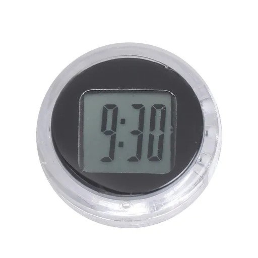 Mini Motorcycle Clocks,LED Digital Display Timers Stick-On Motorbike Mount Watch Digital Clocks Timer Accesorios for Vehicle