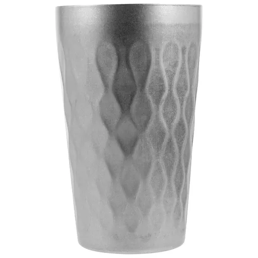 Plated Silver Stainless Steel Water Mug with Novel Design for Drinking Use