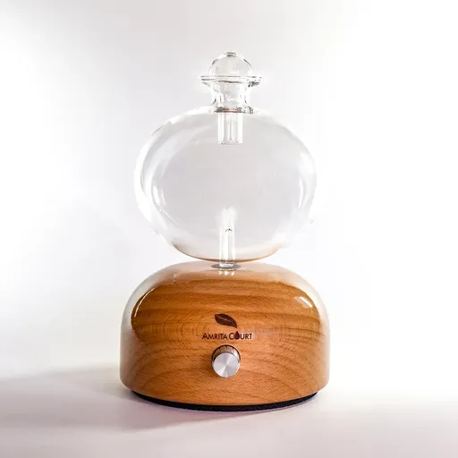 Oscar High Eco-Friendly Nebuliser (Wood) | Waterless Aroma Diffuser | No Plastics Pure Essential Oil Diffusing