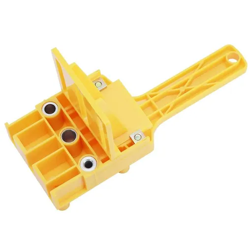Dowelling Jig, Woodworking Dowelling Jig Drill Bits Handheld Drill Guide Hole Saw Tools for Use with Most Hand and Power Drills